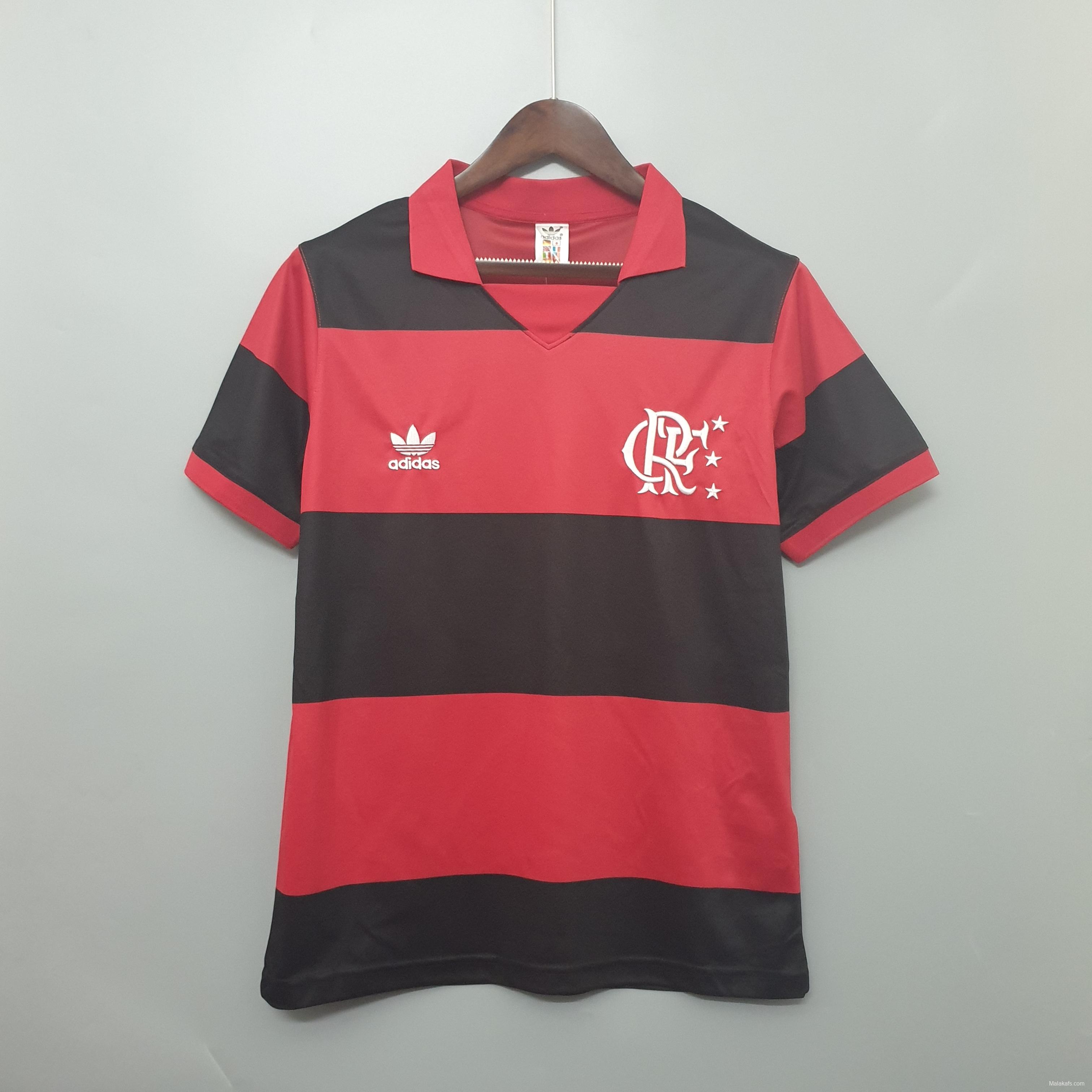 Flamengo 1982 retro shirt home Soccer Jersey