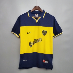 Retro Boca Juniors 1999 home Soccer Jersey