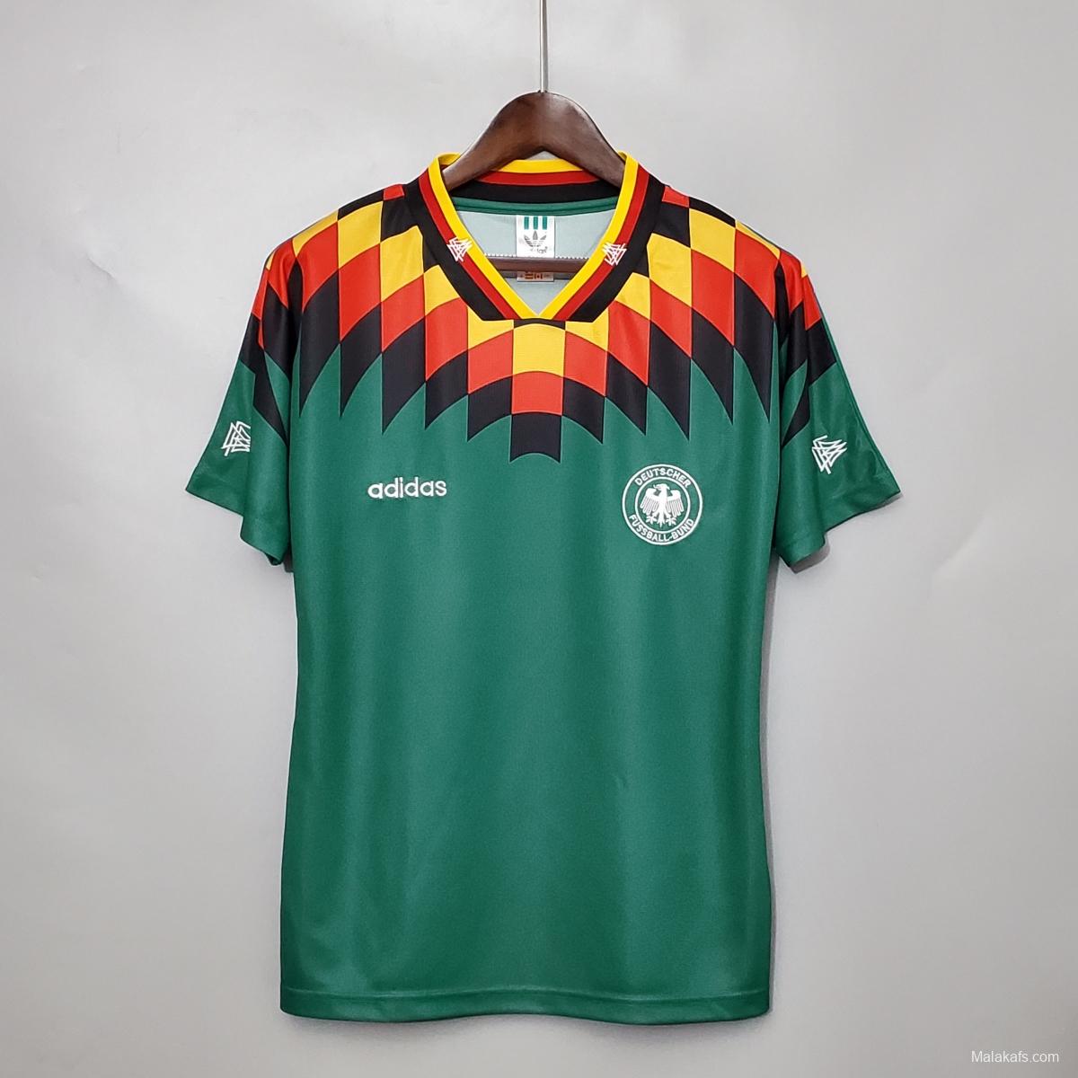 Retro 1994 Germany away Soccer Jersey