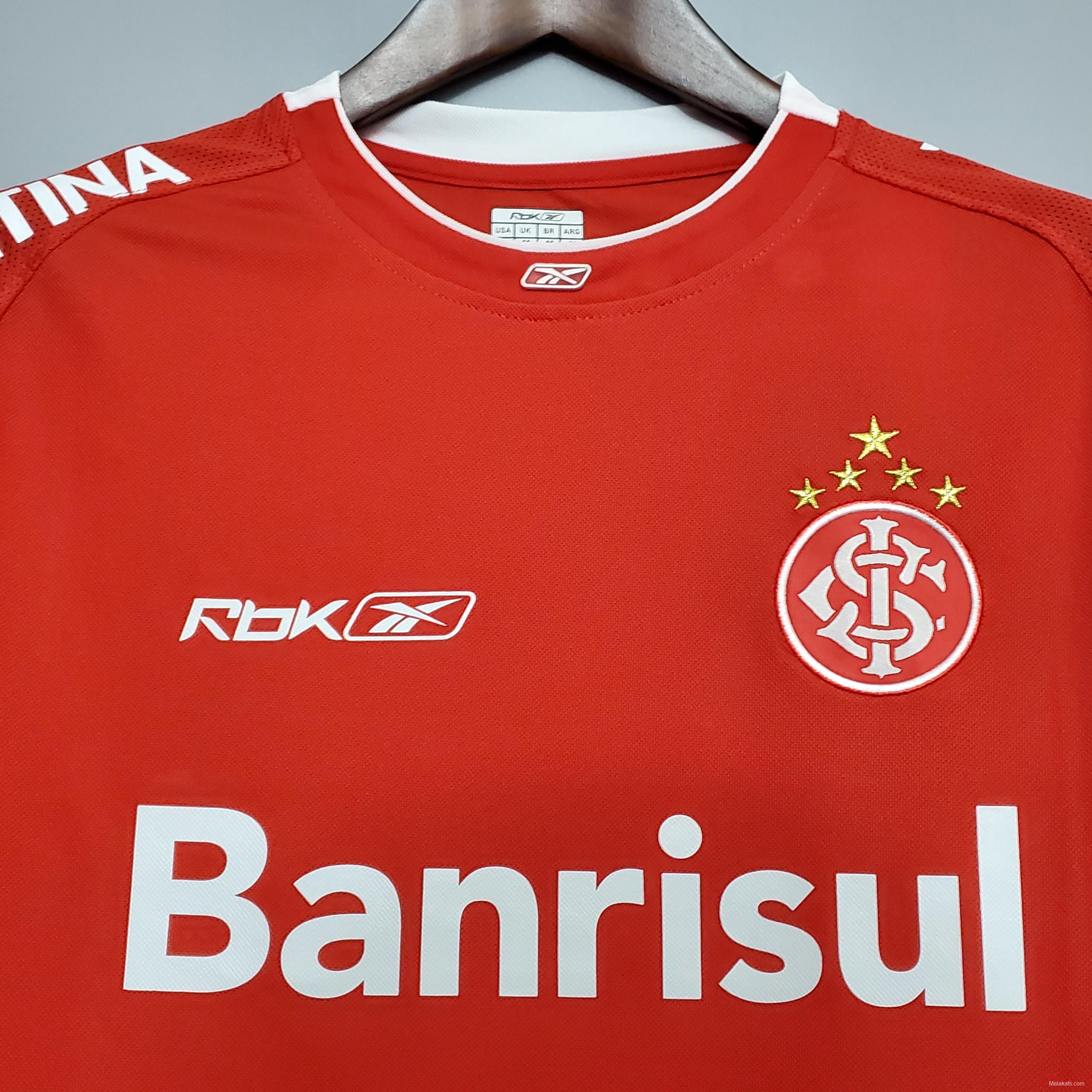 Brazil Internacional 2006 Retro home Soccer Jersey