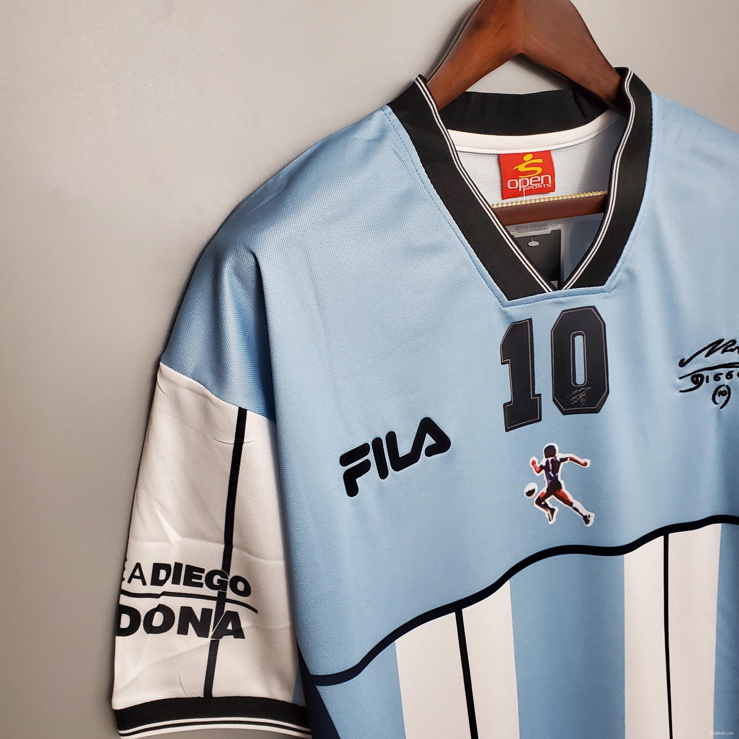 Argentina 2001 - Retro version jersey - #10 Maradona