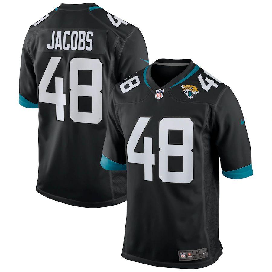 Men's Leon Jacobs Black Player Limited Team Jersey