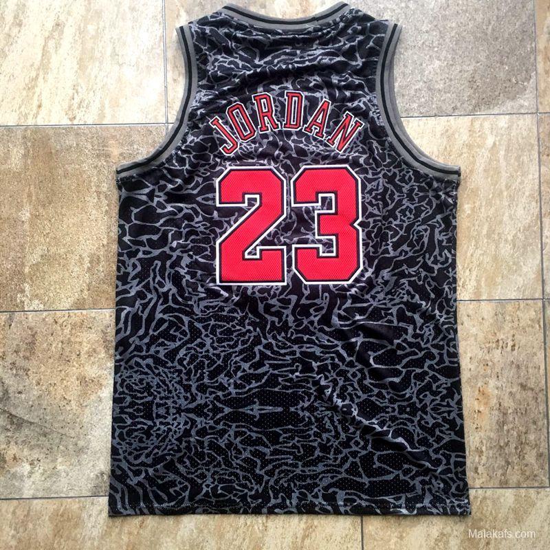 Men's Michael Jordan Black Retro Classic Team Jersey