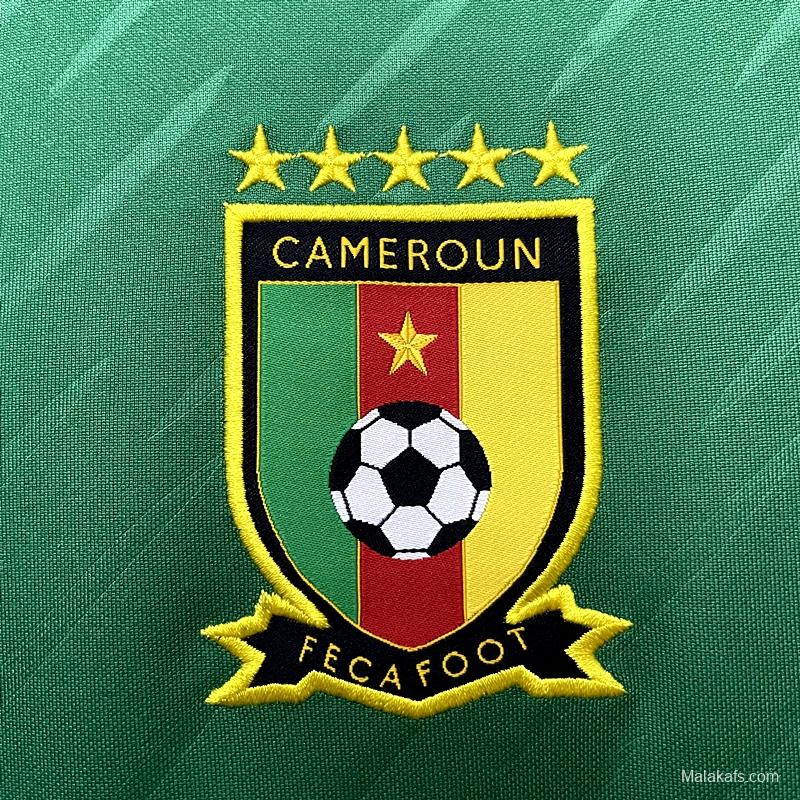 2022 Cameroon Home  Soccer Jersey