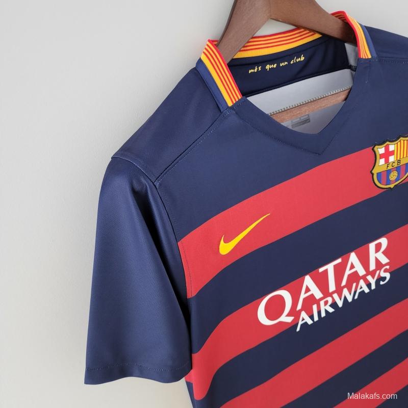 Retro 15/16 Barcelona Home  Soccer Jersey