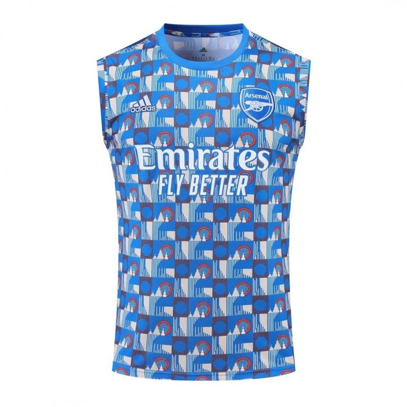 22/23 Arsenal Pre-match Training Jersey Blue Vest