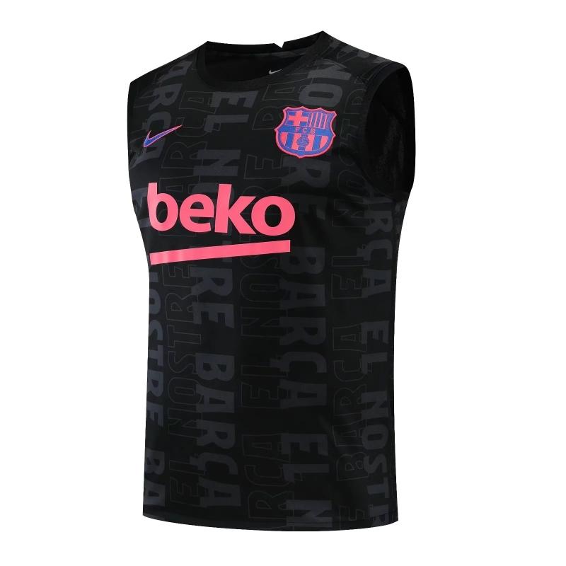 Barcelona 22/23 Pre-match Training Jersey Vest Black