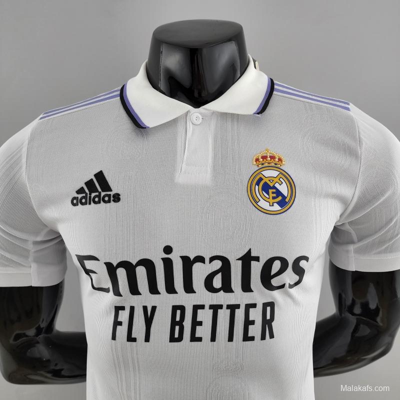 Player Version 22/23 Real Madrid Home Soccer Jersey