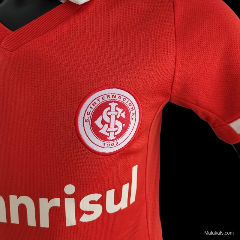 22/23 Kids Kit SC Internacional Home Size：16-28 Soccer Jersey