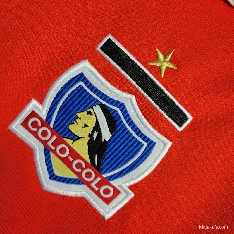 22/23 Colo Colo Third Red Soccer Jersey