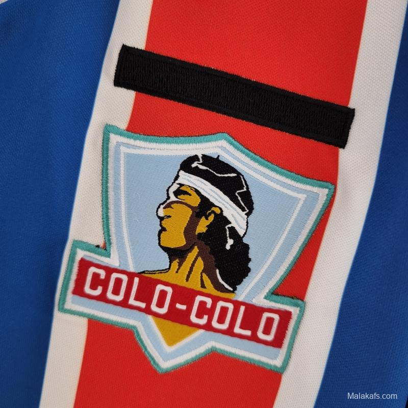 Retro 1986 Colo Colo Away Soccer Jersey