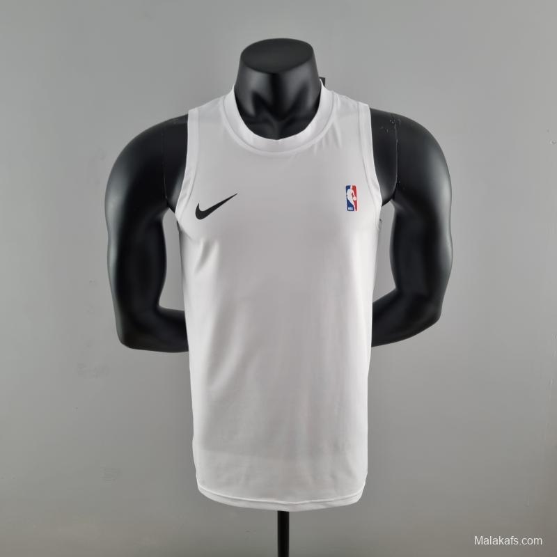 2022 Nike Pure White Vest Shirts #K000190