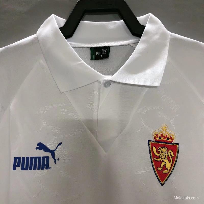 Retro 94/95 Zaragoza Home Soccer Jersey