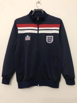 Retro 1982 England Navy Full Zipper Jacket