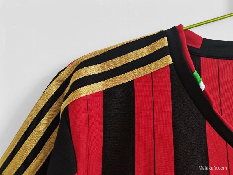 Retro 2013/14 AC Milan Home Soccer Jersey