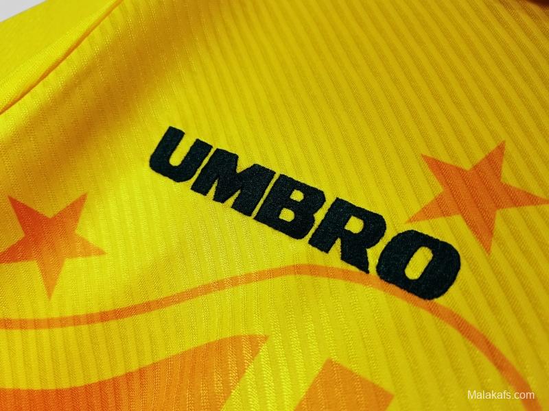 Retro 1993/94 Brazil Home Soccer Jersey