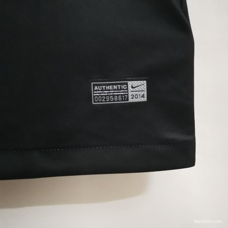 Portugal Away Retro 2015 Black Jersey