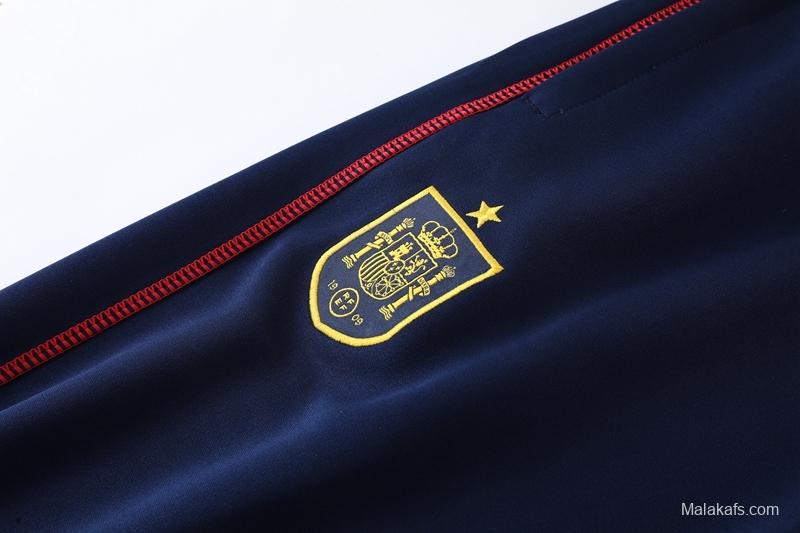 Spain 22/23 Navy Full Zipper Tracksuit