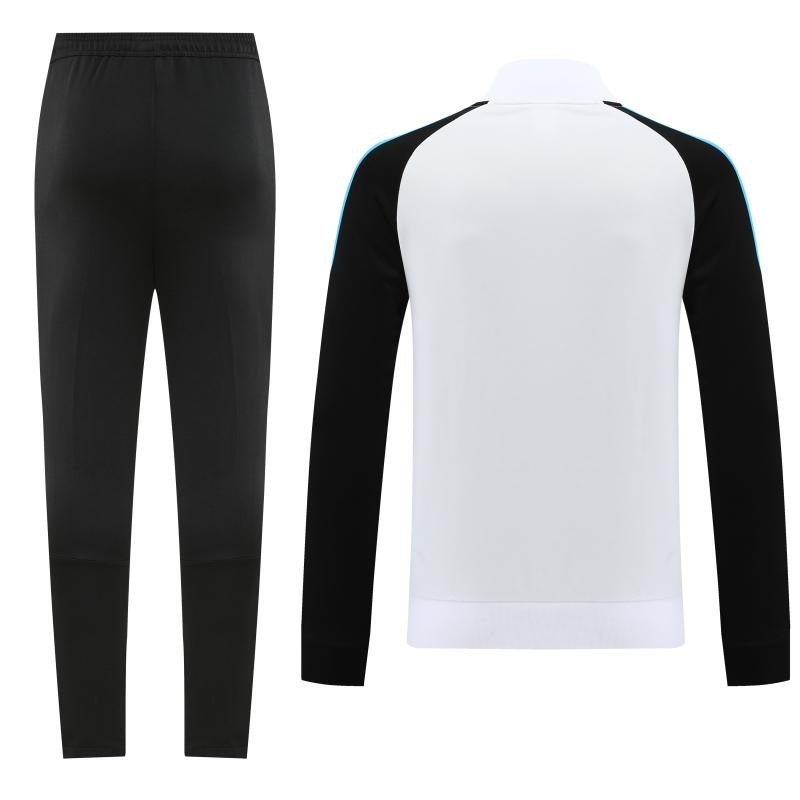 Argentina - 2 estrellas - White/Black Full Zipper Tracksuit