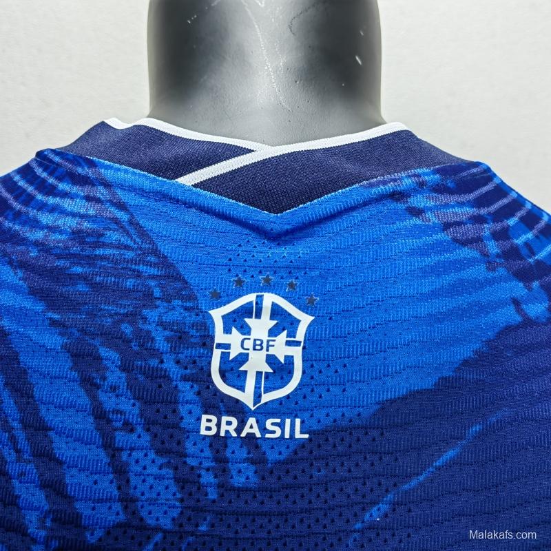 Brazil 2022 Jersey Player Version Blue Special