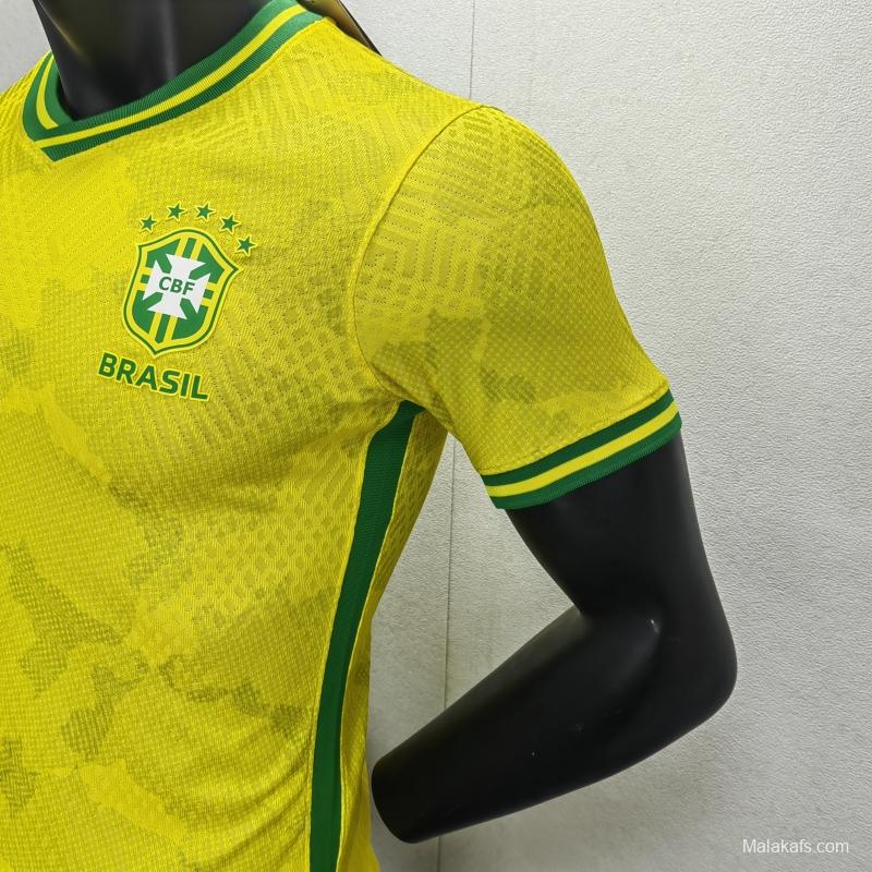 Brazil 2022 Jersey Player Version Yellow Special