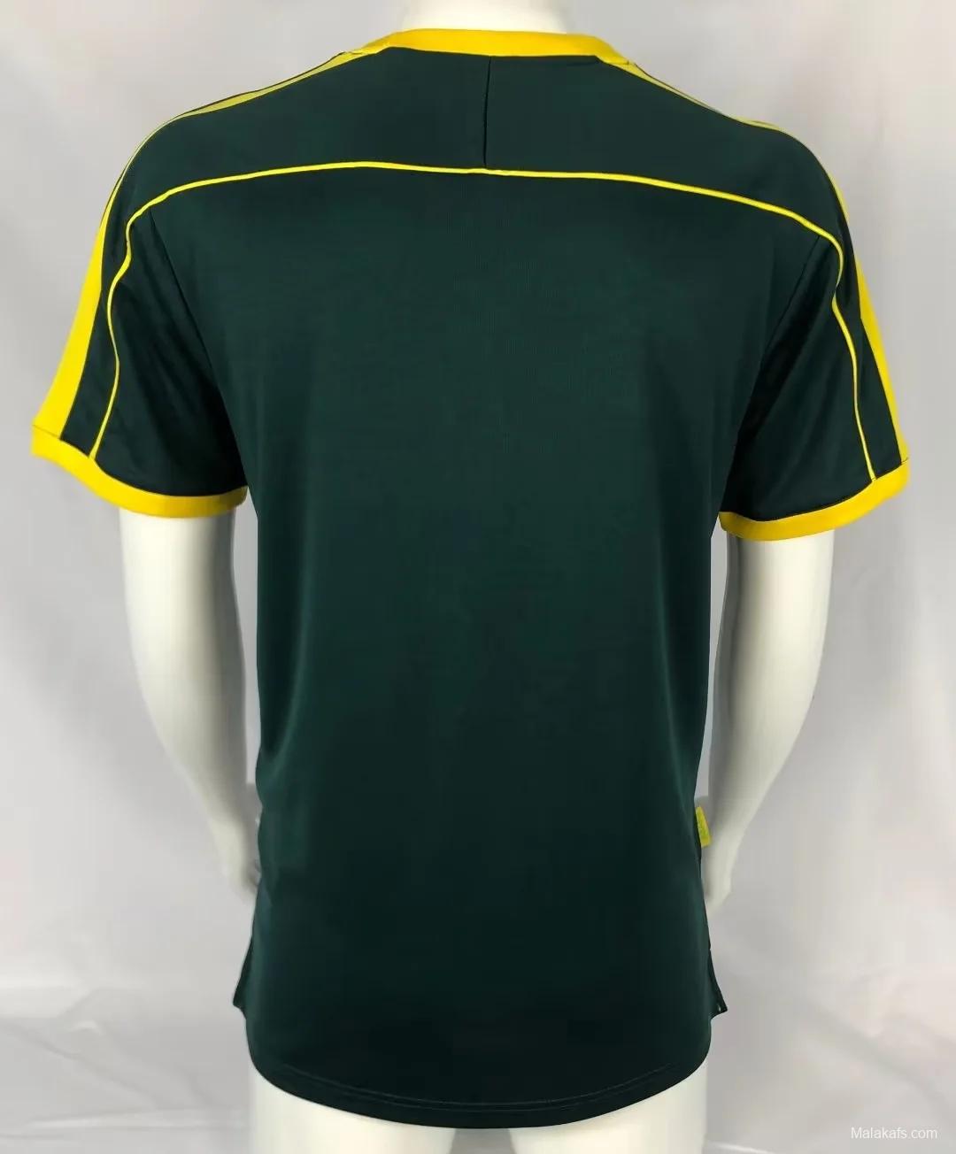 Brazil 1998 Retro Goalkeeper Jersey Green