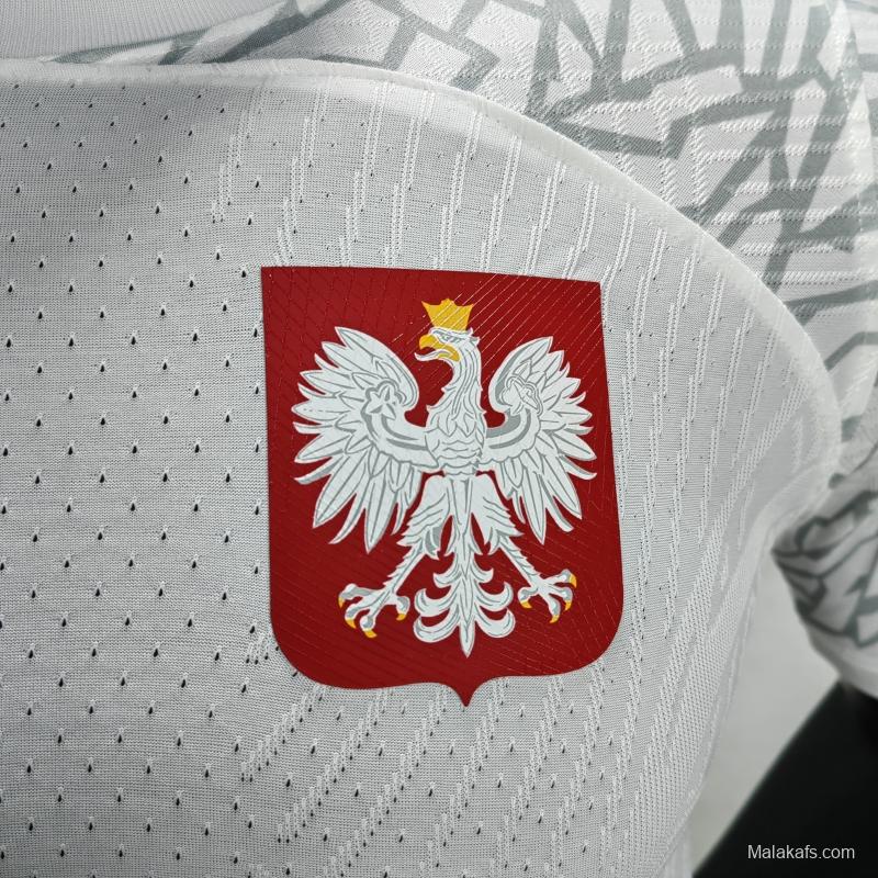 Poland 2022 Home Jersey Player Version