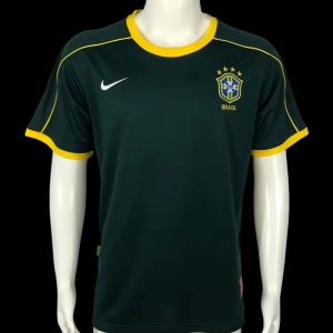 Brazil 1998 Retro Goalkeeper Jersey Green