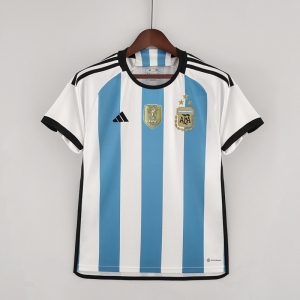 Argentina 22/23 home - Fans version - 3 estrellas - WC Champion patch