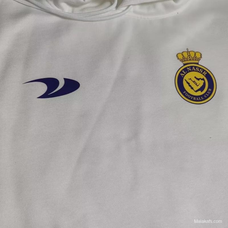 Al-Nassr FC 22/23 Home  - CR7 Ronaldo -  White Hoodie