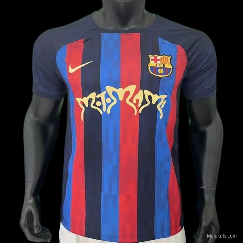 Player Version 22/23 Barcelona Rosalia Home Kit Edition Jersey