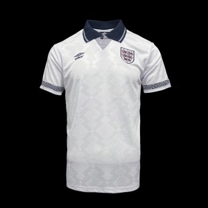 Retro 1990 England Home Soccer Jersey