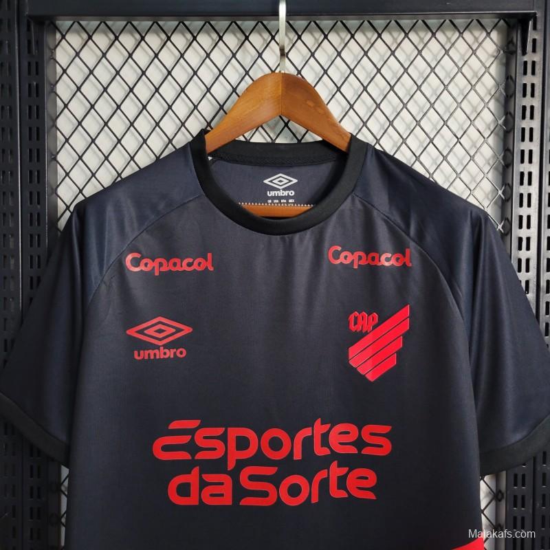 23-24 Athletico Paranaense Away Black/Red Jersey