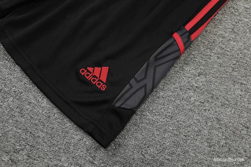 23-24 Bayern Munich Black Red Short Sleeve+Shorts