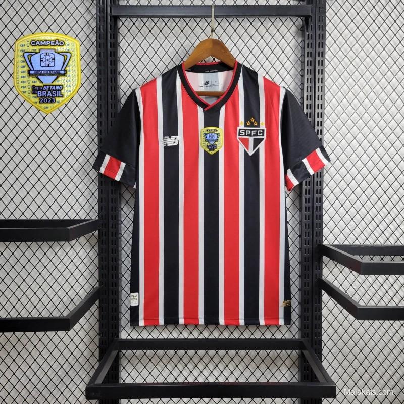 24/25 Sao Paulo Away Jersey + With Patch