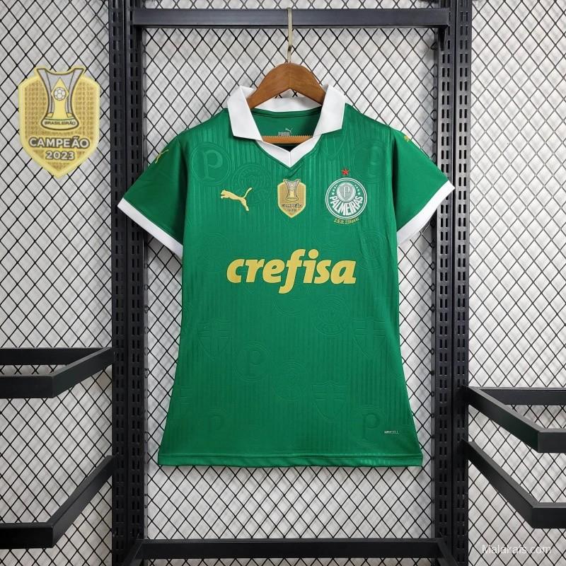 23/24 Woman Palmeiras Home + All Sponsors