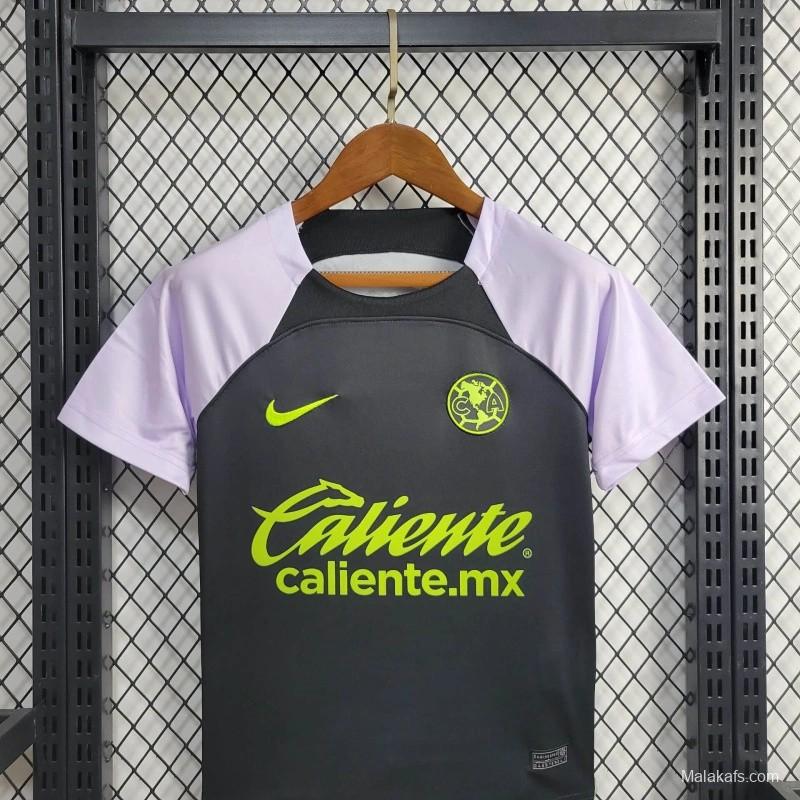 23/24 Kids Club America Purple Black Jersey