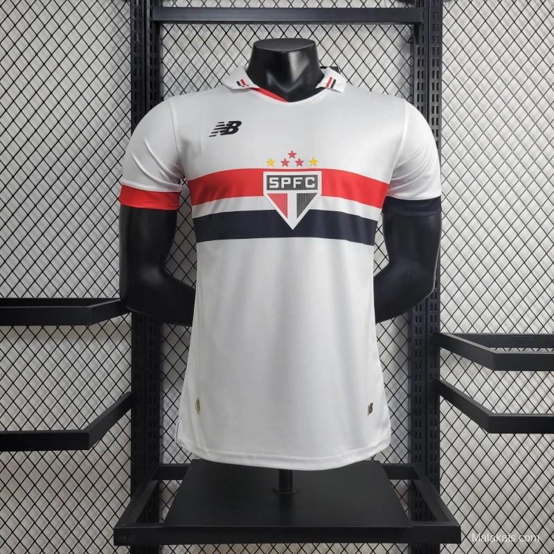 Player Version 2024/25 Sao Paulo Home Jersey