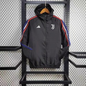 24/25 Juventus Black Windbreaker