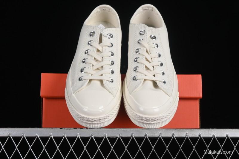 Converse Chuck 1970s Original Cream White Low-Top Casual Canvas Shoes - 151230C