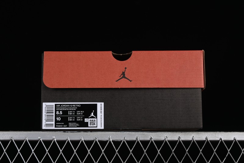 Nike Air Jordan 12 Retro Basketball Shoes with High-Quality Carbon Plate - FD9101-007