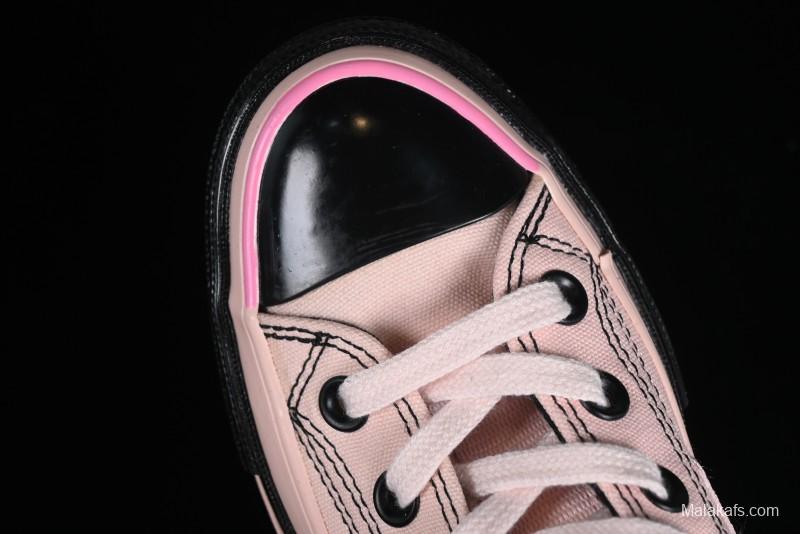 Converse Chuck 70s High Top Casual Sneakers in Black and Pink - A09541C