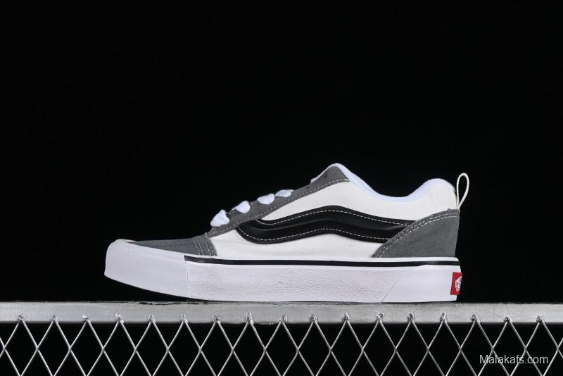 Vans Classics Knu Skool Retro Skate Shoes with Checkerboard Design - VN0009QC6PA
