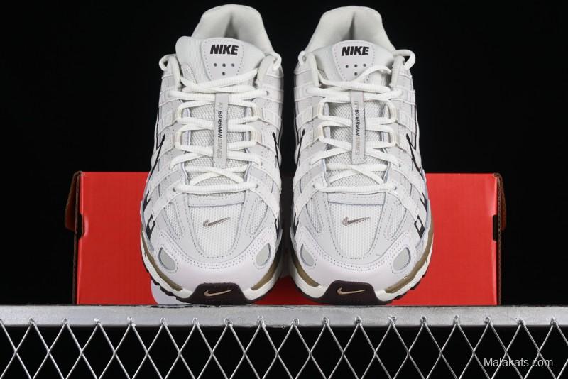 Nike P-6000 Retro Casual Sport Dad Shoes with Layered Design and Lightweight Body - HF0728-201