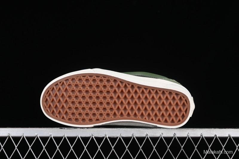 Vans Classics Knu Skool Camo Army Green Chunky Tongue Platform Sneakers - VN0007QC0WD