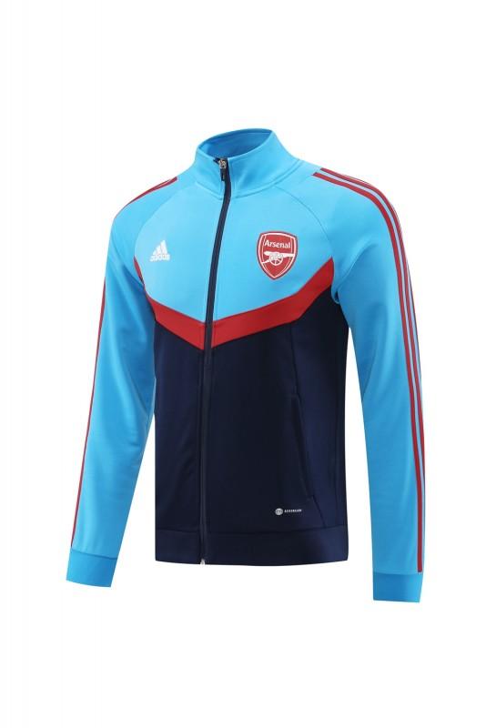 24/25 Arsenal Black/Blue Full Zipper Jacket +Long Pants