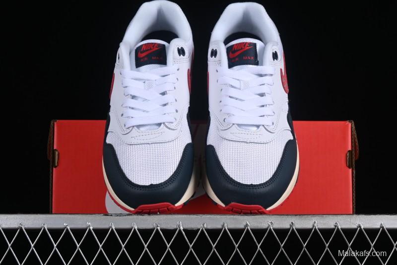 Nike Air Max 1 Premium Retro Running Shoes with Half-Sole Air Cushion - DH1348-146