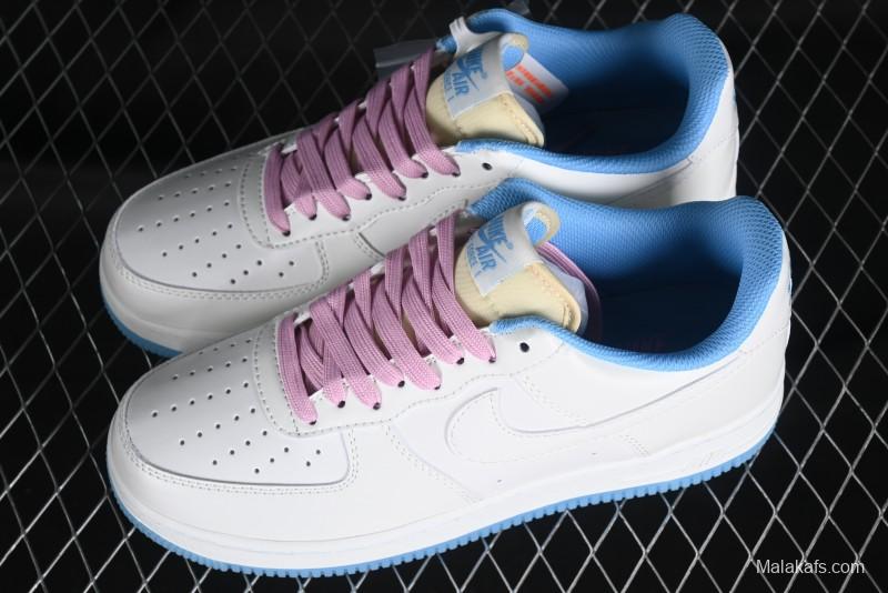 Nike Air Force 1 '07 Low Color-Changing Thermal-Activated White Blue Pink Casual Sneakers - LC5688-001