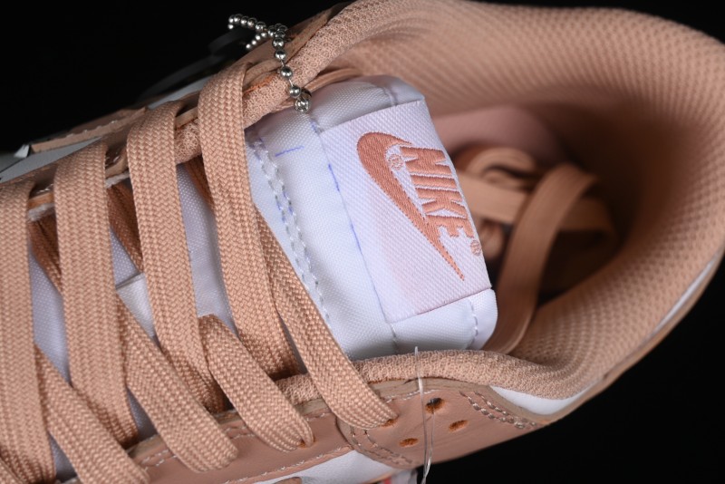 Nike Dunk Low SB Casual Sneakers with Knit Cat and Rose Pink Design - DD1503-118