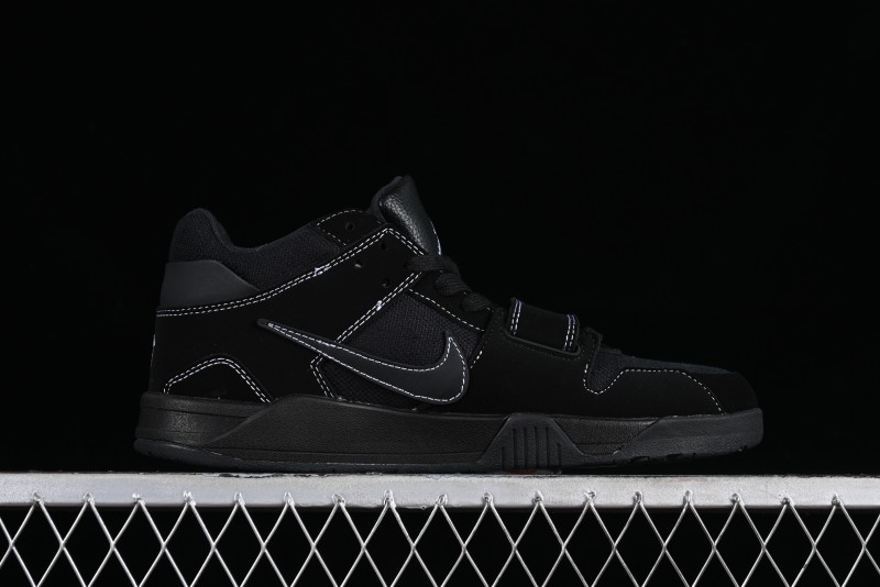 Nike Travis Scott x Jordan Cut The Check AJ1 Basketball Shoes with Velcro Strap - DR9317-001